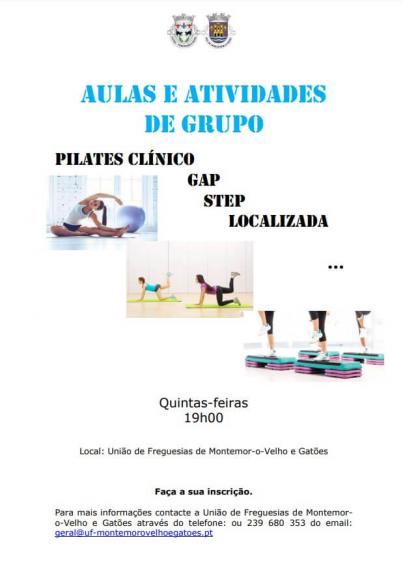Aulas E Actividades De Grupo - 5ª Feiras Às 19h00